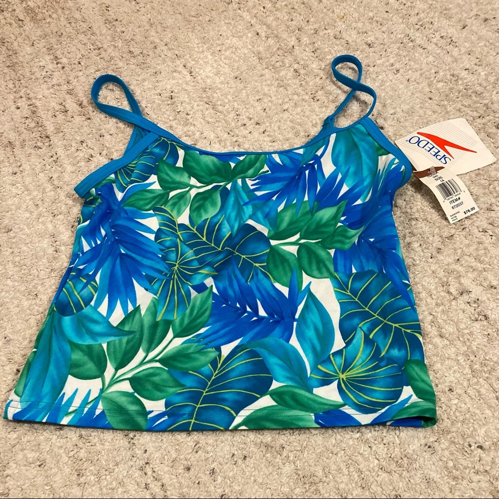Vintage Speedo Tank Top Bikini Top NWT